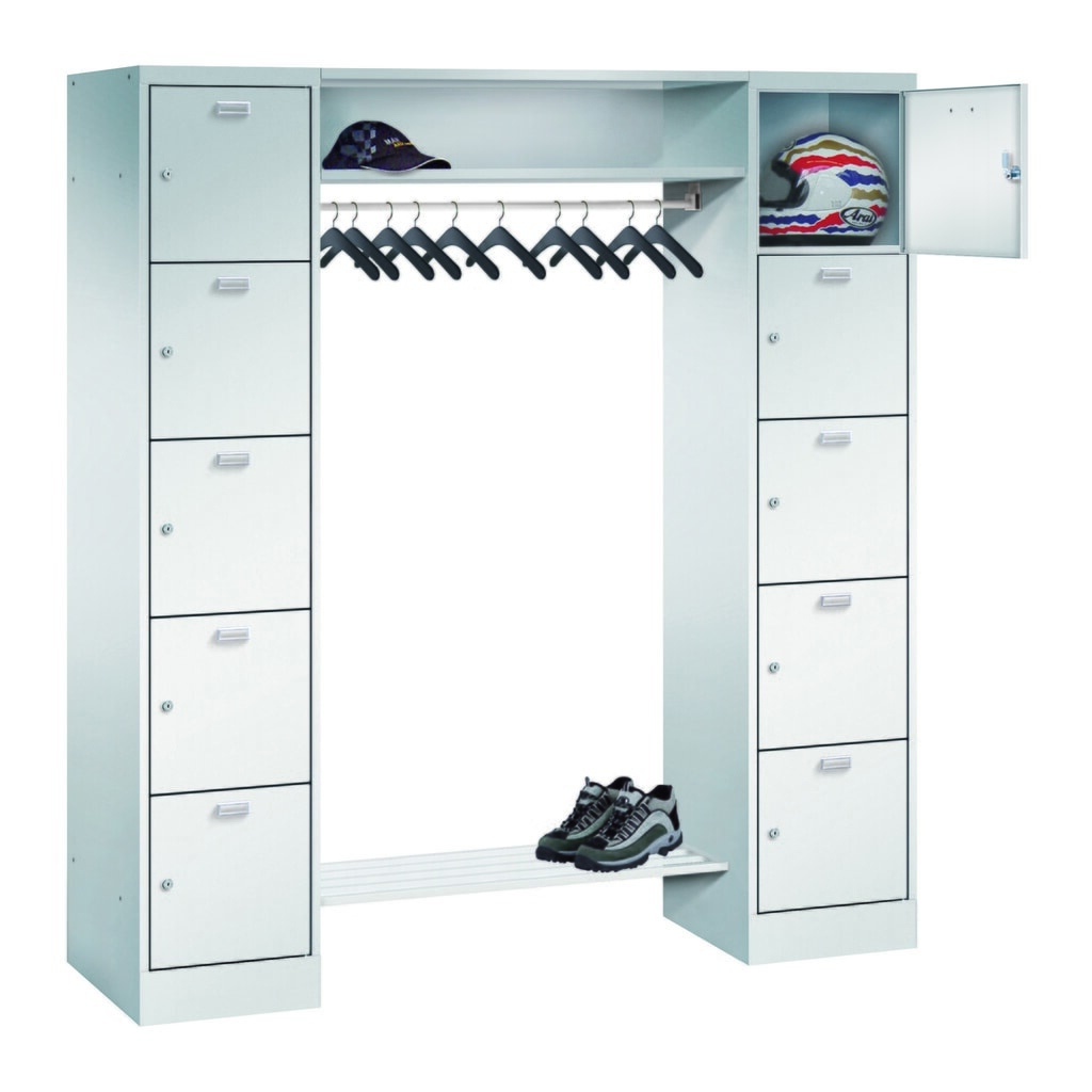 Product afbeelding: PAVOY lockerkast, 2 x 5 vakken, cilinderslot, hxbxd 1.950 x 1.700 x 500 mm, vakbreedte 400 mm