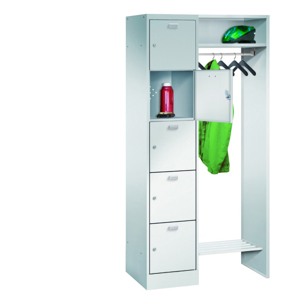 Product afbeelding: PAVOY lockerkast, 5 vakken, cilinderslot, hxbxd 1.950 x 850 x 500 mm, vakbreedte 400 mm