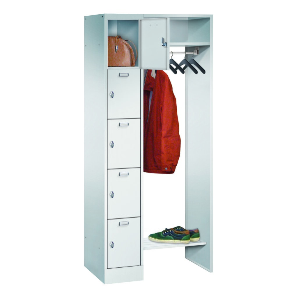 Product afbeelding: PAVOY lockerkast, 5 vakken, draaivergrendeling, hxbxd 1.950 x 750 x 500 mm, vakbreedte 300 mm