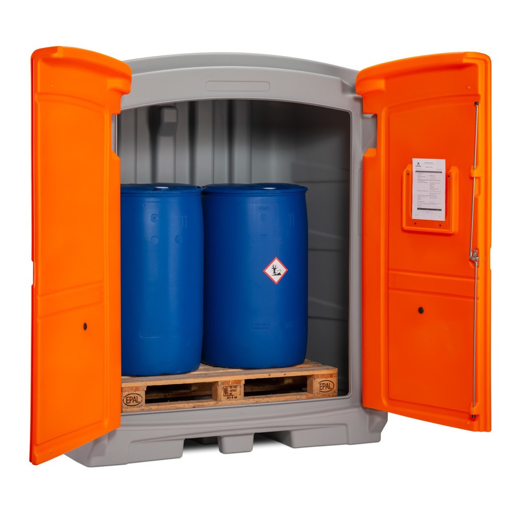 Productafbeelding nr. 2: PE-depot voor gevaarlijke stoffen CEMO 220/2, 2 x 200 l, inhoud 220 l