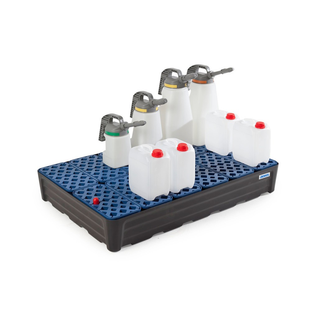 Productafbeelding nr. 2: Lekbak voor kleine emballages pro-line van PE, inhoud 120 liter, incl. rooster