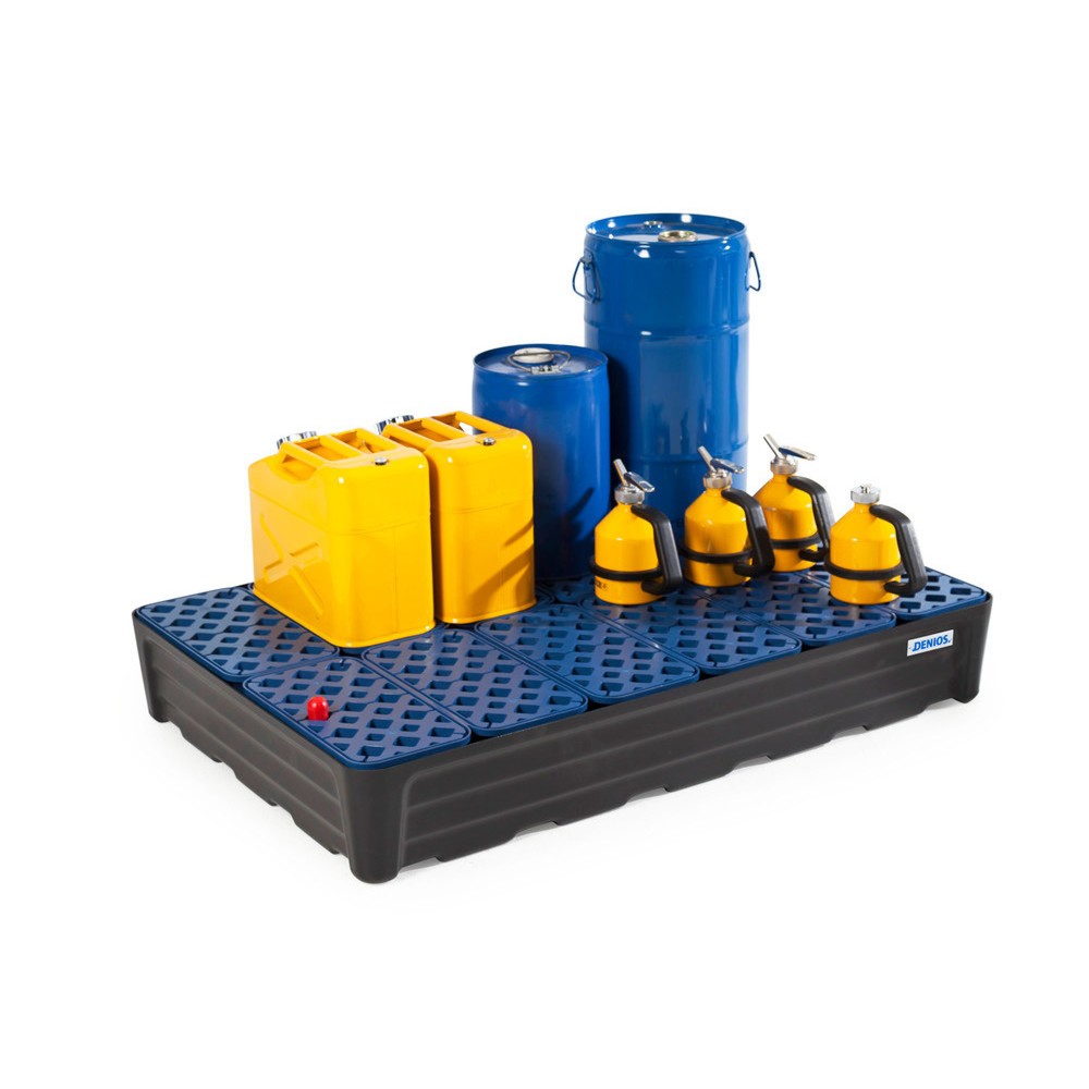 Productafbeelding nr. 3: Lekbak voor kleine emballages pro-line van PE, inhoud 120 liter, incl. rooster