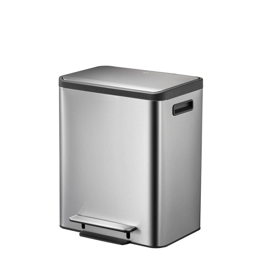 Product afbeelding: Pedaalafvalbak EcoCasa 30 l, roestvrij staal mat