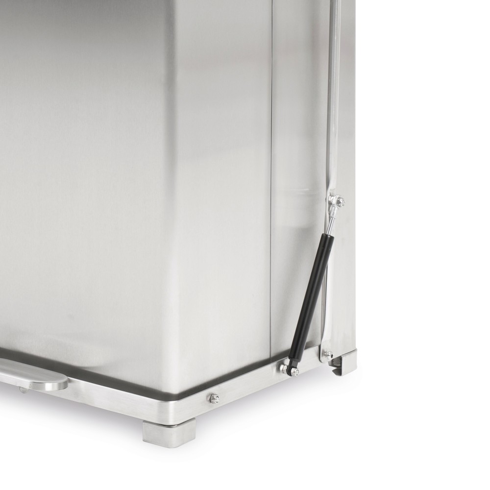 Productafbeelding nr. 4: Pedaalafvalbak Industrie, 45 liter, staal, met poedercoating, wit