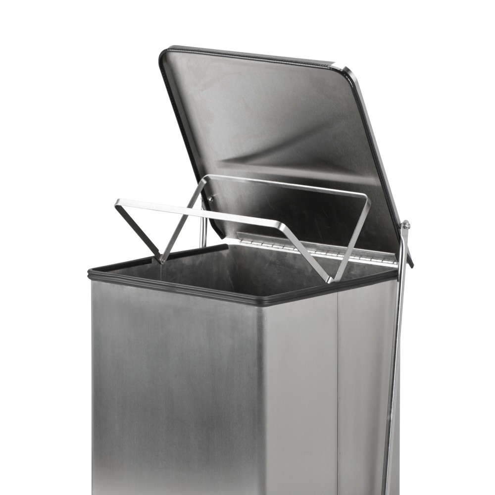 Productafbeelding nr. 5: Pedaalafvalbak Industrie, 45 liter, staal, met poedercoating, wit