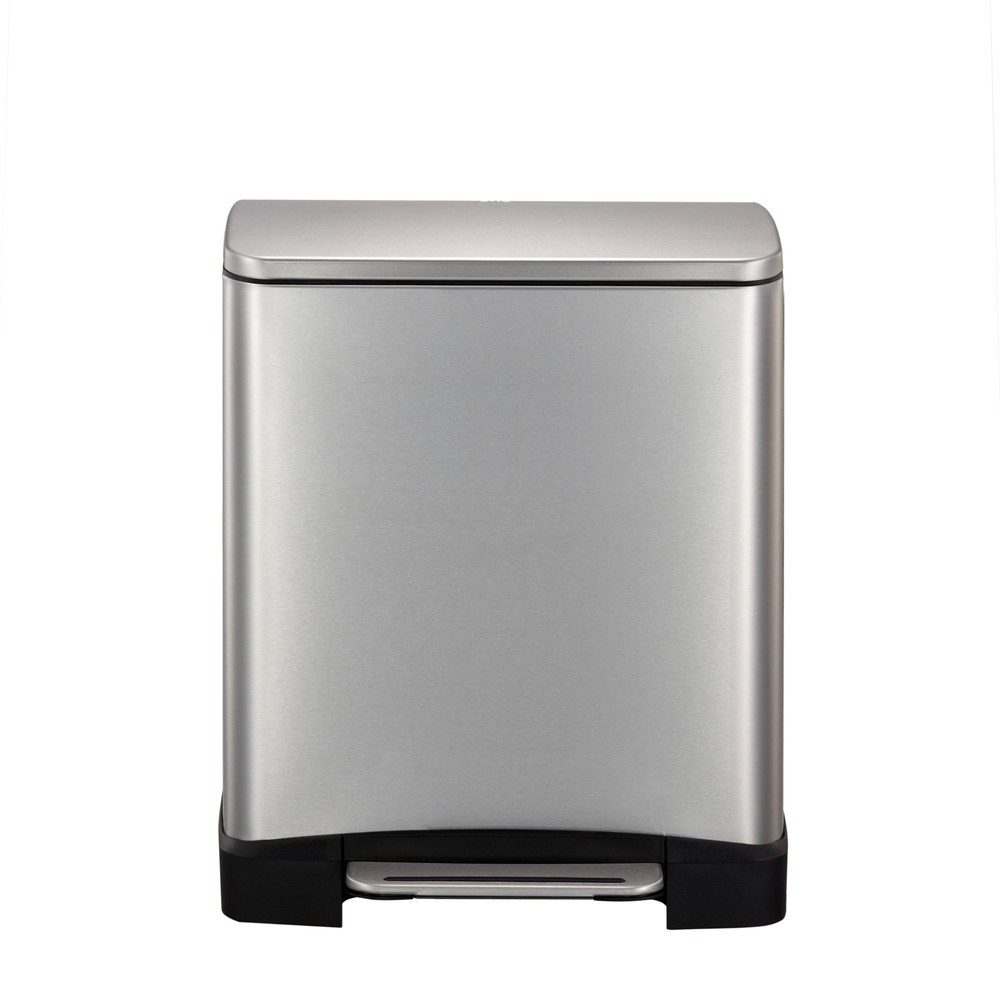 Productafbeelding nr. 4: Pedaalemmer EKO E-Cube, 12 liter, mat roestvrij staal