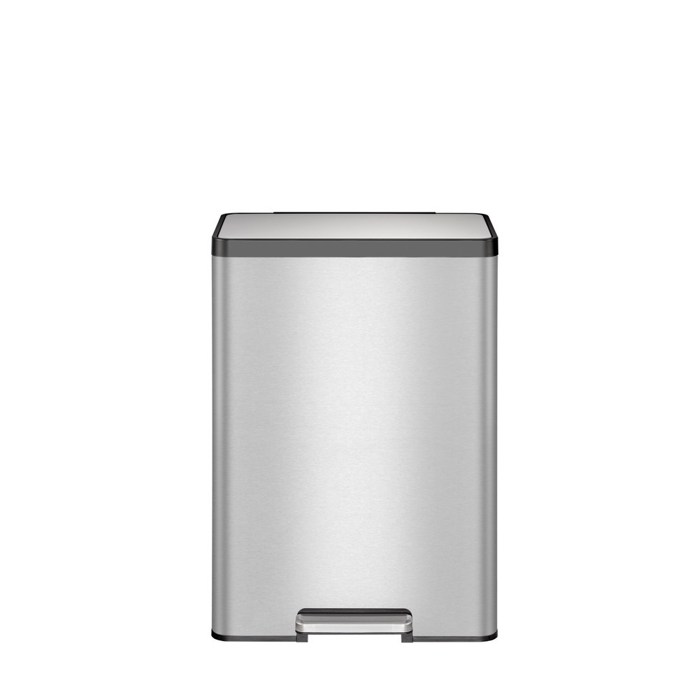 Productafbeelding nr. 4: Pedaalemmer EKO Ecocasa 2, 2x20 liter, mat roestvrij staal