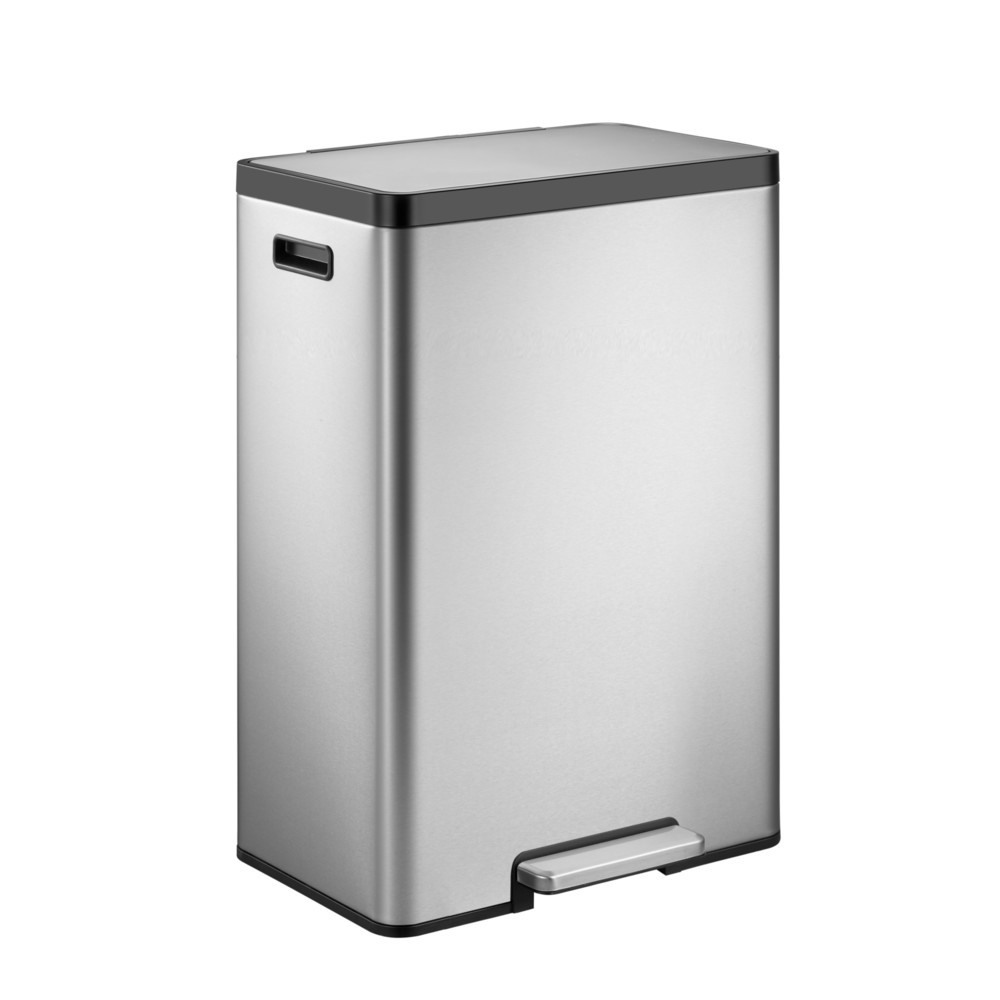 Product afbeelding: Pedaalemmer EKO Ecocasa 2, 30 liter, mat roestvrij staal