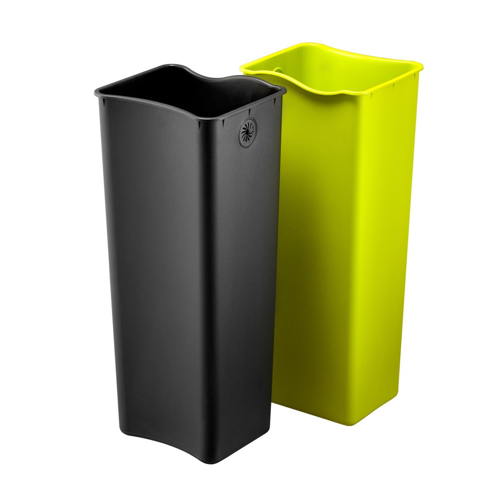 Productafbeelding nr. 9: Pedaalemmer EKO Ecofly, 2x20 liter, mat roestvrij staal