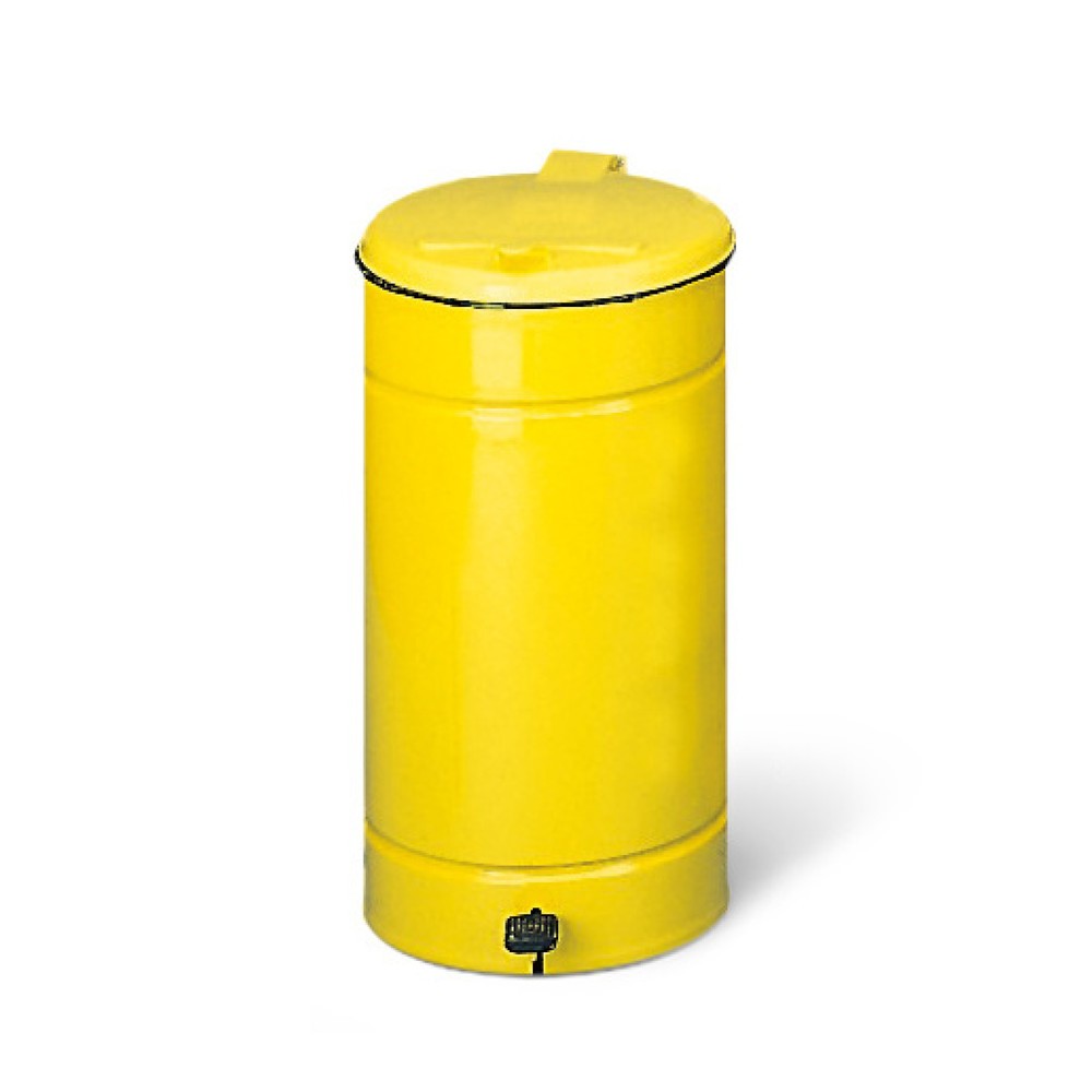 Productafbeelding nr. 1: Pedaalemmer  Euro-Pedal, 60 liter, body geel, deksel geel