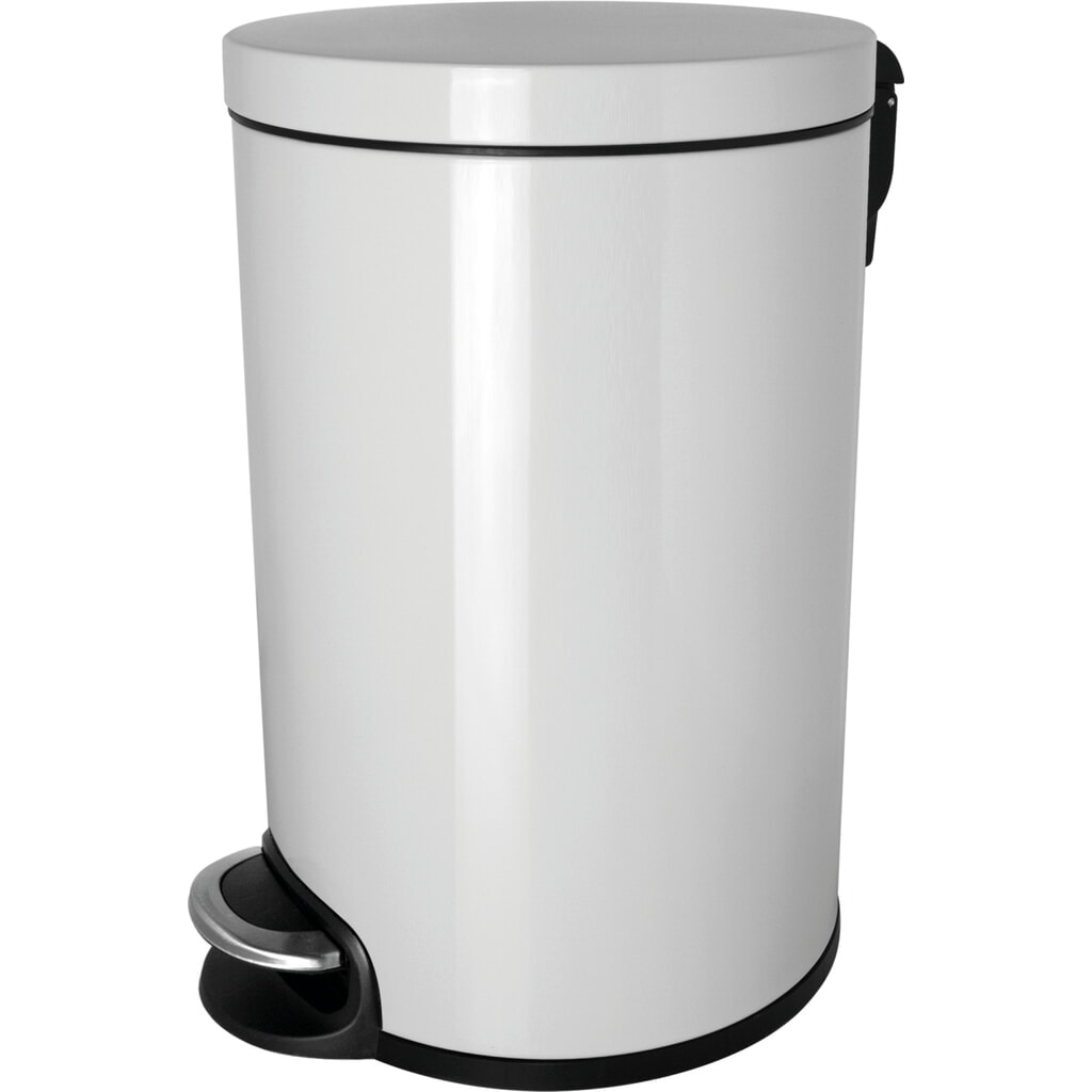 Pedaalemmer helit "the silent", 5 liter, wit Product afbeelding: Pedaalemmer helit "the silent", 5 liter, wit