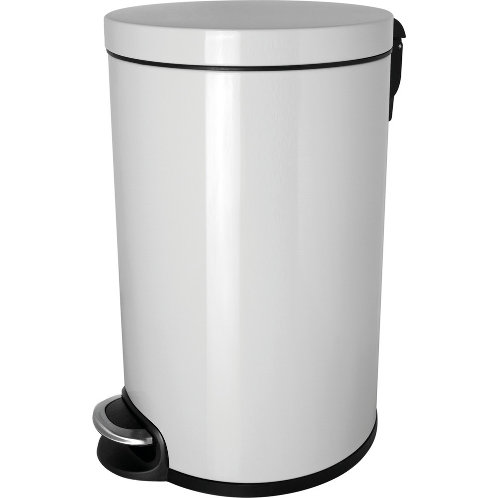 Product afbeelding: Pedaalemmer helit "the silent", 12 liter, wit