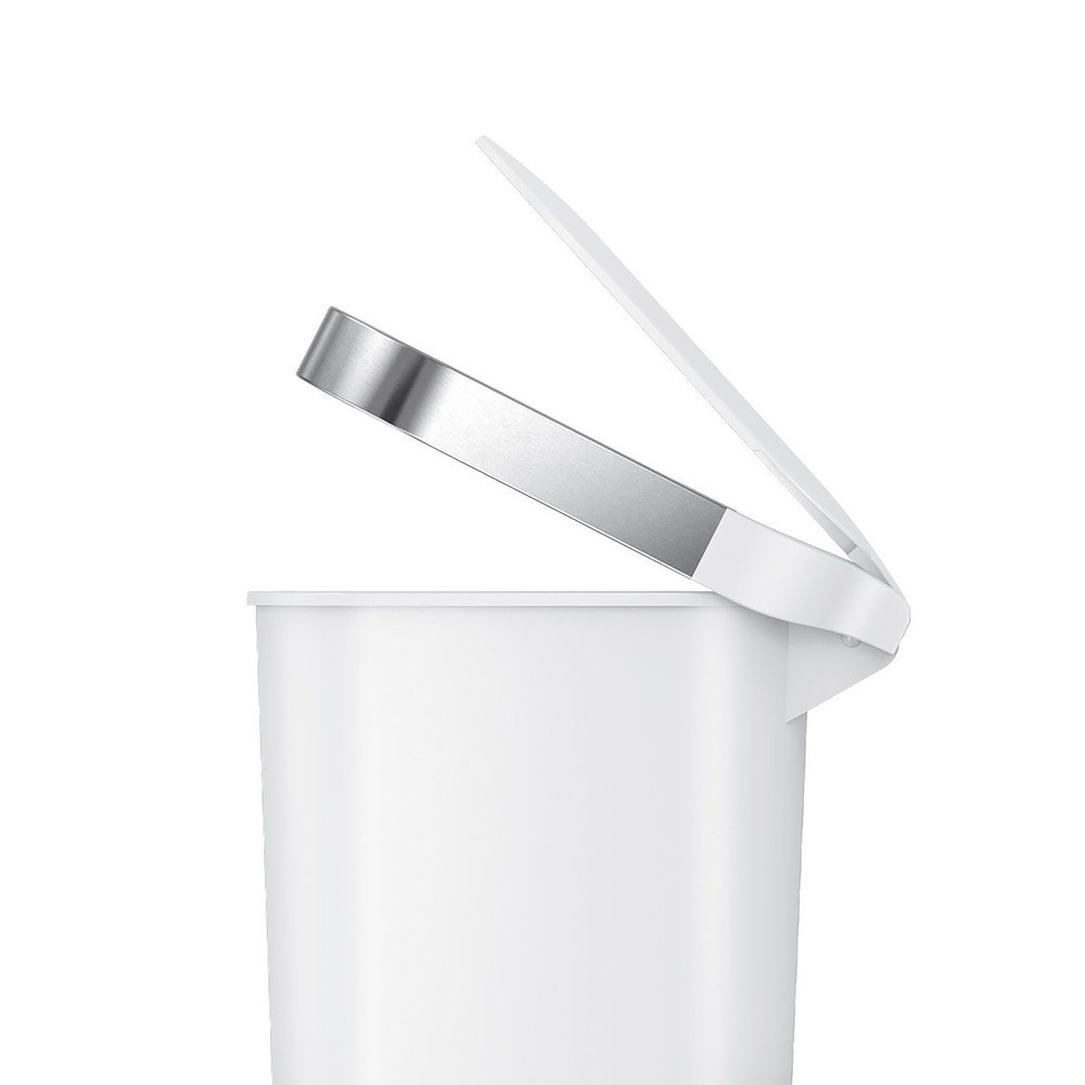 Productafbeelding nr. 4: Pedaalemmer SIMPLEHUMAN Slim, 40 liter, wit