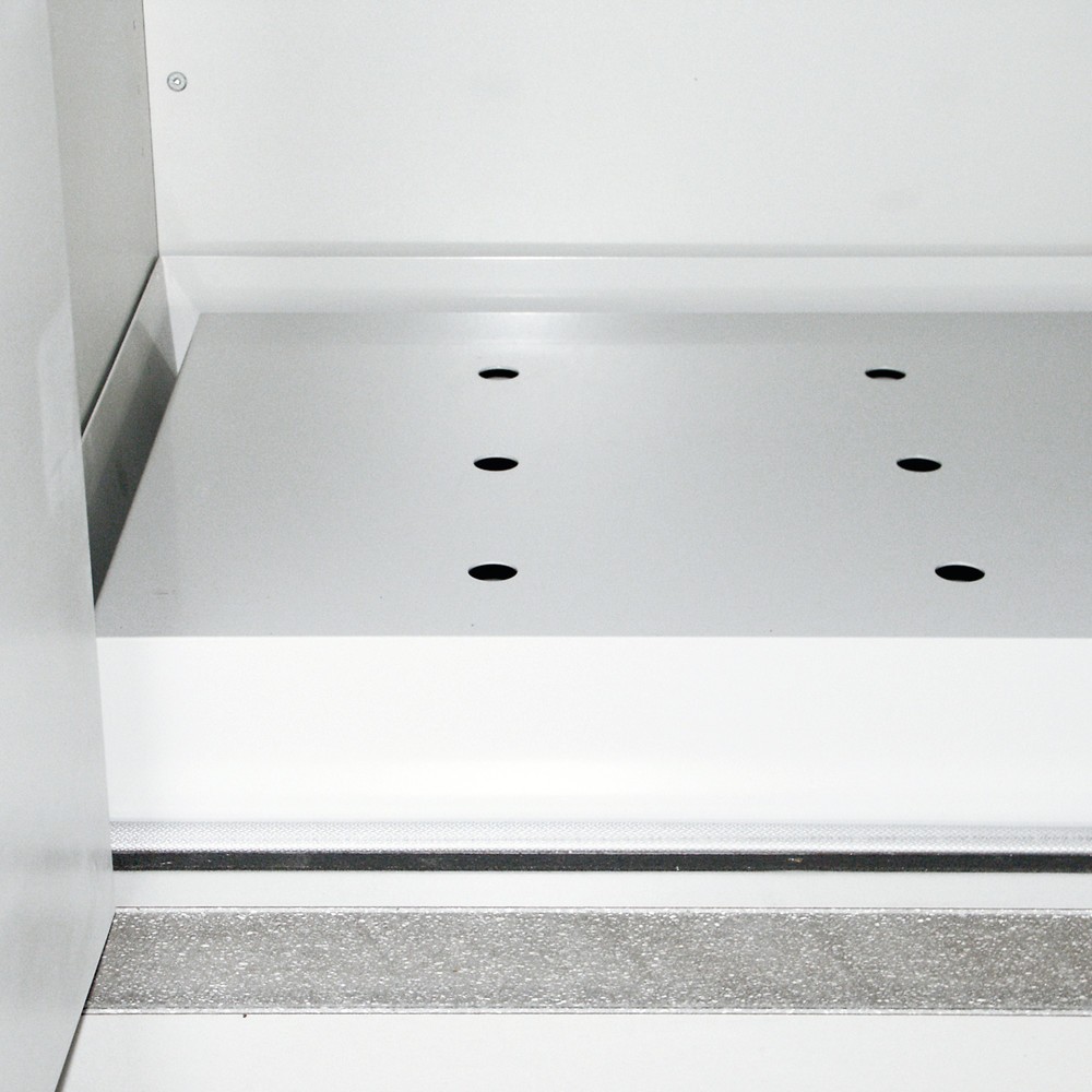 Product afbeelding: Perfoplaatafdekking voor veiligheidskast type 90, plaatstaal, bxd 1.086 x 442 mm