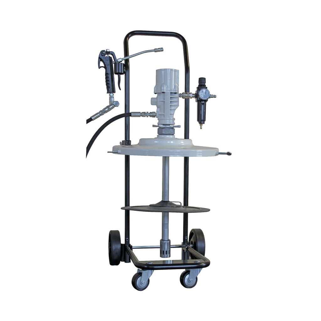 Perslucht-doorsmeerapparaat SAMOA PM voor 15/18 kg kunststof emmer met Ø 260-290 mm Product afbeelding: Perslucht-doorsmeerapparaat SAMOA PM voor 15/18 kg kunststof emmer met Ø 260-290 mm