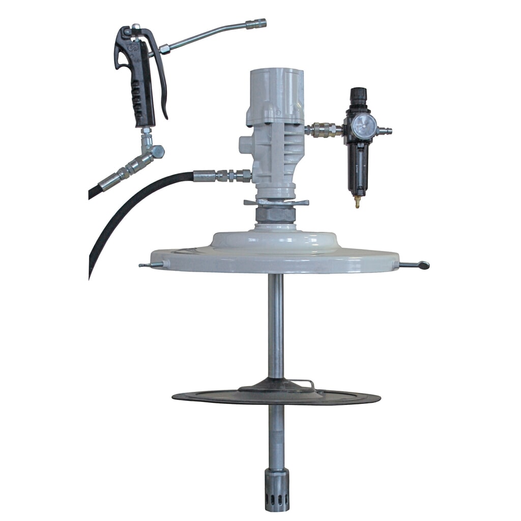 Perslucht doorsmeerapparaat SAMOA PM 15/18, stationair, 4 m lange slang Product afbeelding: Perslucht doorsmeerapparaat SAMOA PM 15/18, stationair, 4 m lange slang