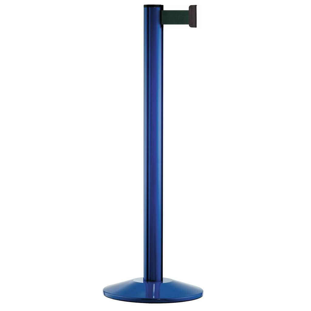 Personengeleidingssysteem Classic, staander blauw, olijf Product afbeelding: Personengeleidingssysteem Classic, staander blauw, olijf