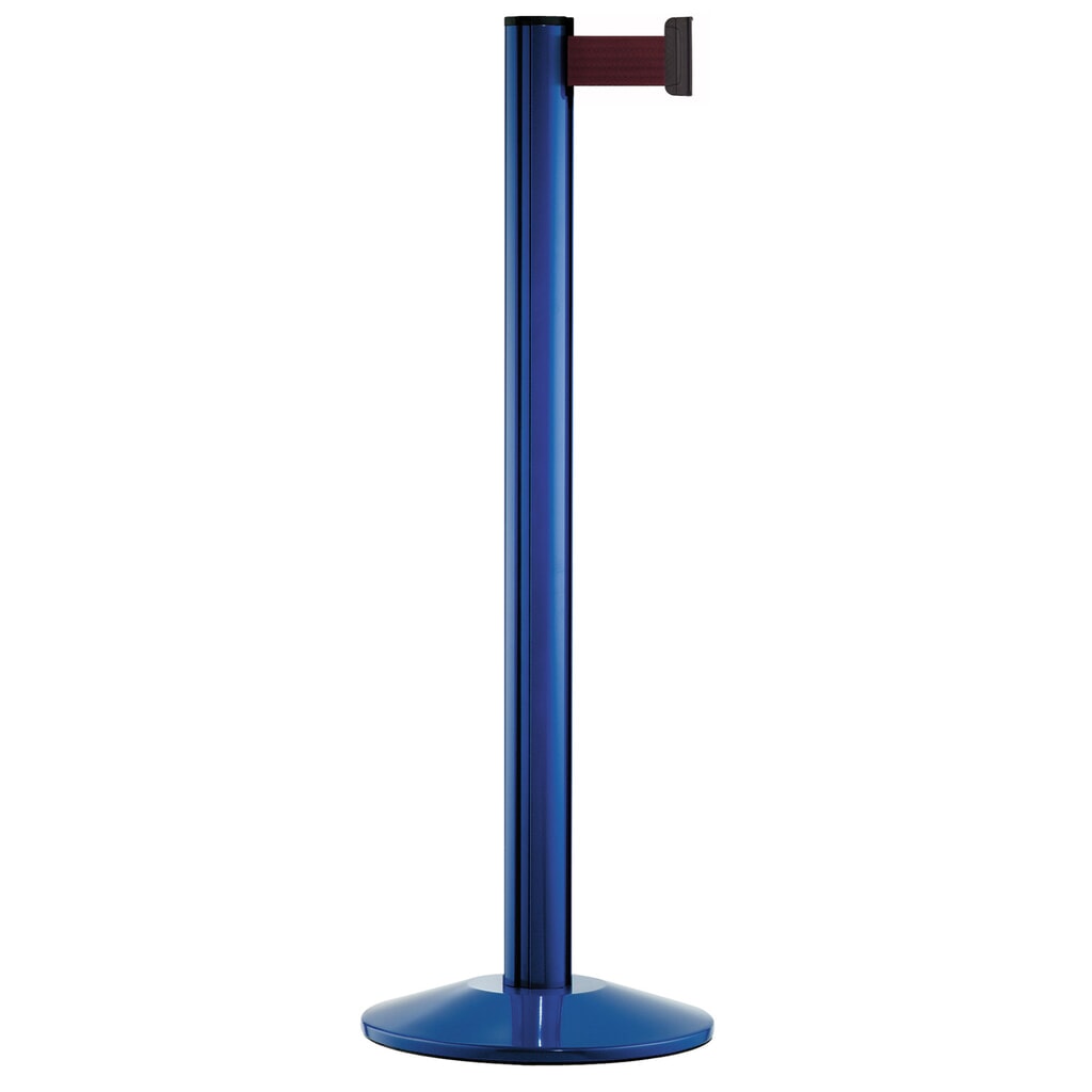 Personengeleidingssysteem Classic, staander blauw, bordeaux Product afbeelding: Personengeleidingssysteem Classic, staander blauw, bordeaux