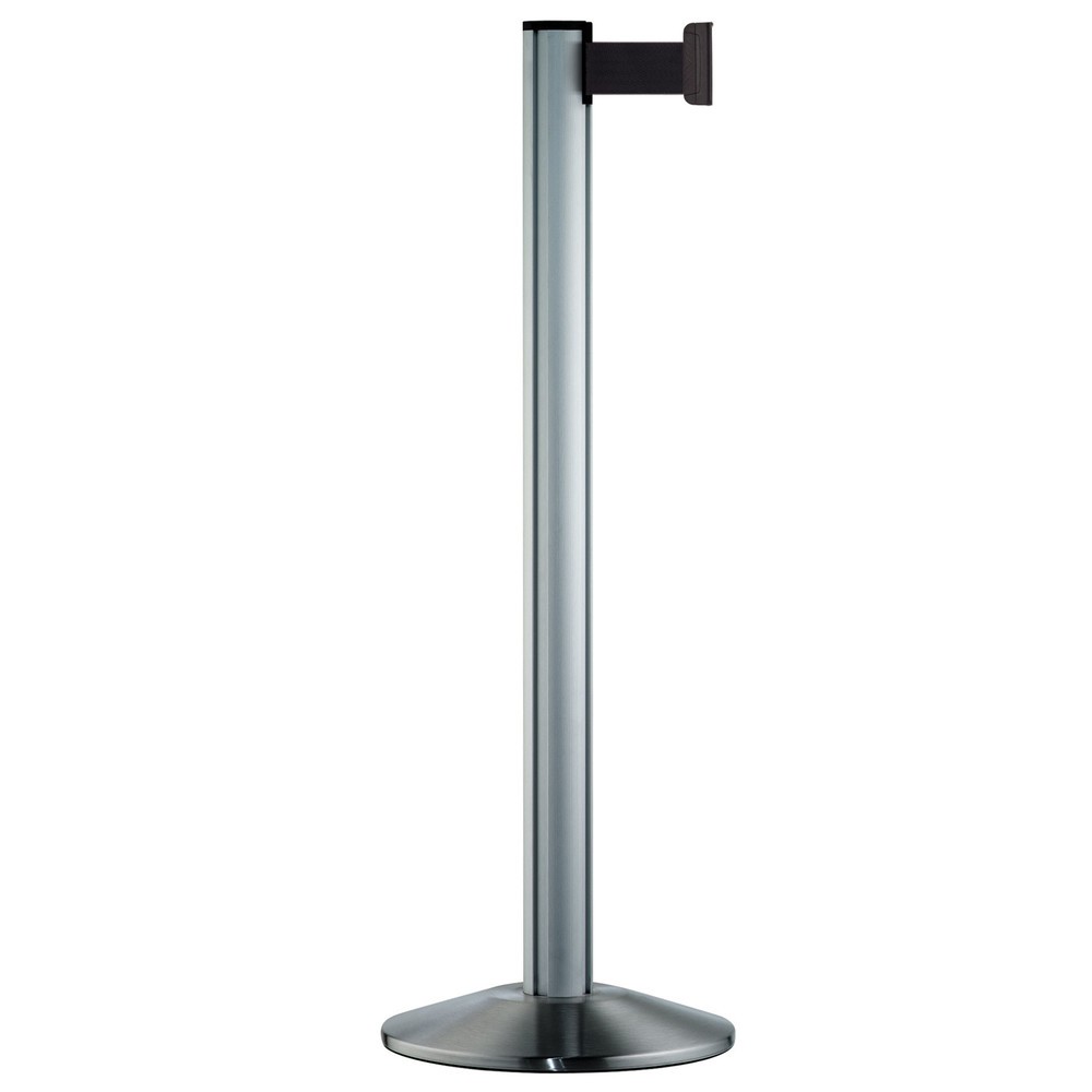 Product afbeelding: Personengeleidingssysteem Classic, staander gesatineerd, zwart