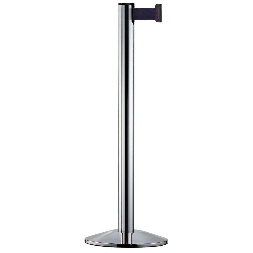 Product afbeelding: Personengeleidingssysteem Extend, staander verchroomd, navy