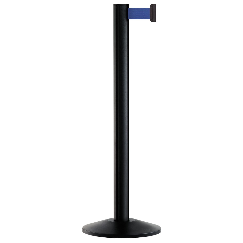 Product afbeelding: Personengeleidingssysteem Extend, staander zwart, blauw