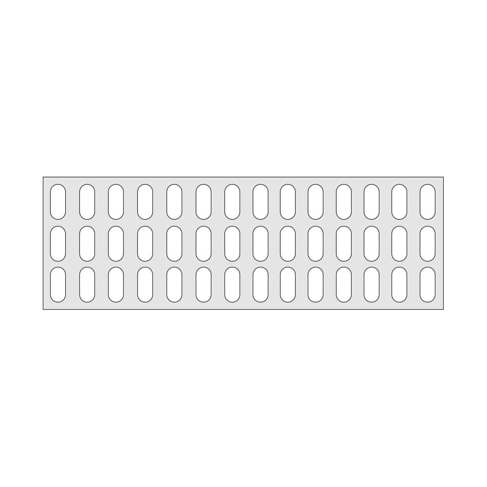 Product afbeelding: Plank voor aluminium plank, kunststof rooster, BxD 1,450 x 480 mm