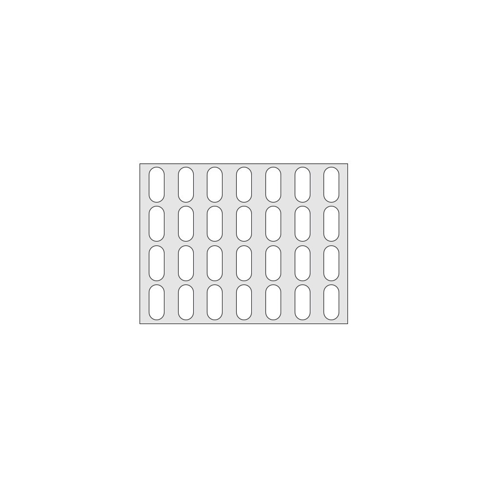 Product afbeelding: Plank voor aluminium plank, kunststof rooster, BxD 750 x 580 mm