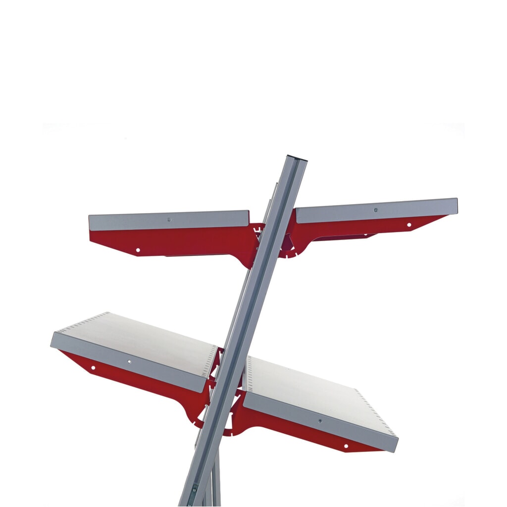 Aflegbord voor Rocholz paktafels SYSTEM FLEX, BxD 800 x 400 mm Productafbeelding nr. 1: Aflegbord voor Rocholz paktafels SYSTEM FLEX, BxD 800 x 400 mm