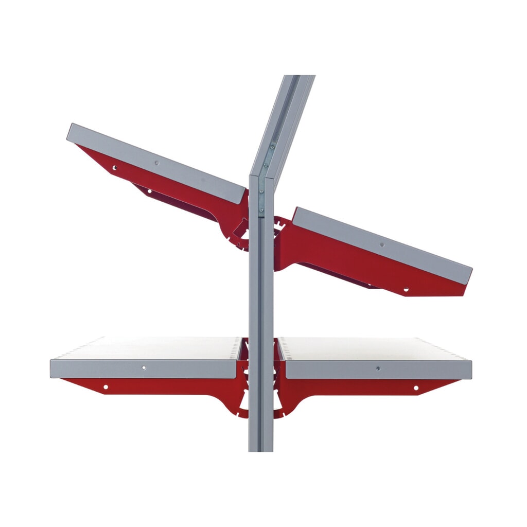 Productafbeelding nr. 2: Aflegbord voor Rocholz paktafels SYSTEM FLEX, BxD 800 x 400 mm