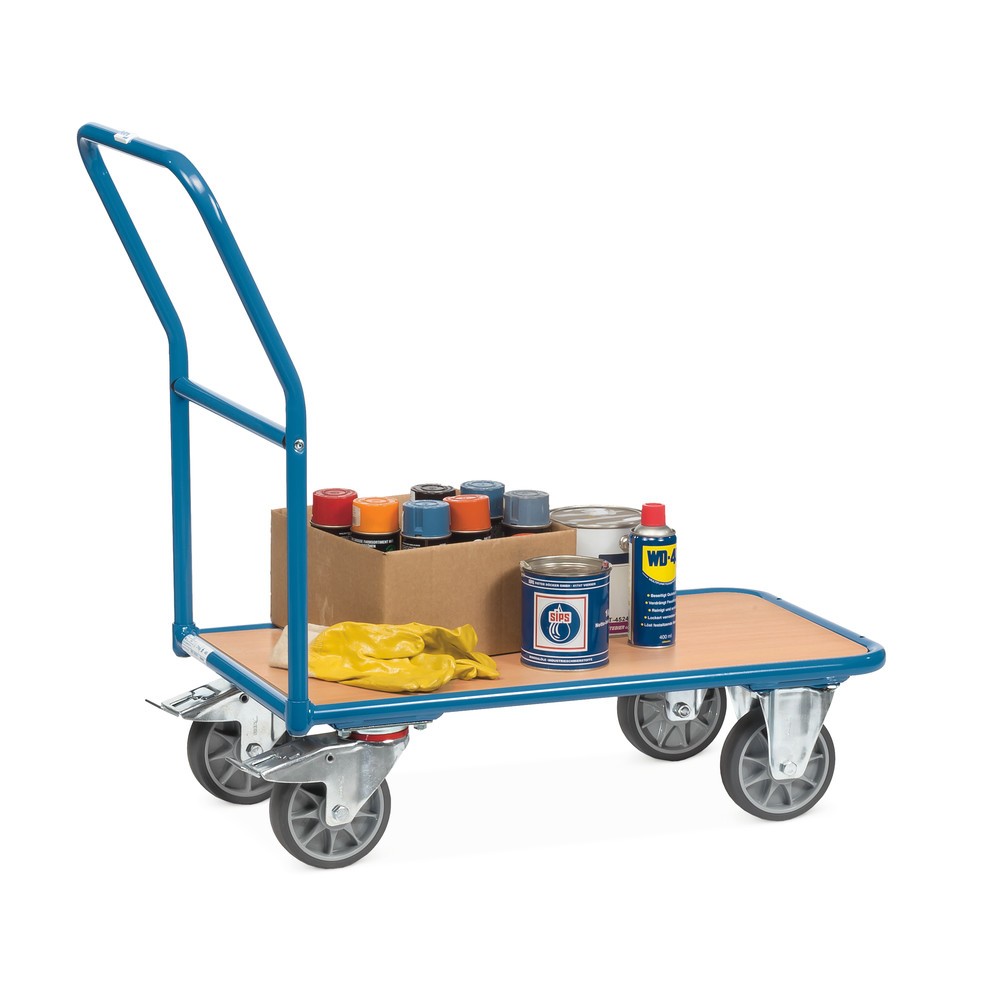 Productafbeelding nr. 2: Plateauwagen fetra® met houten laadvlak bxd 600 x 1.000 mm, draagvermogen 250 kg