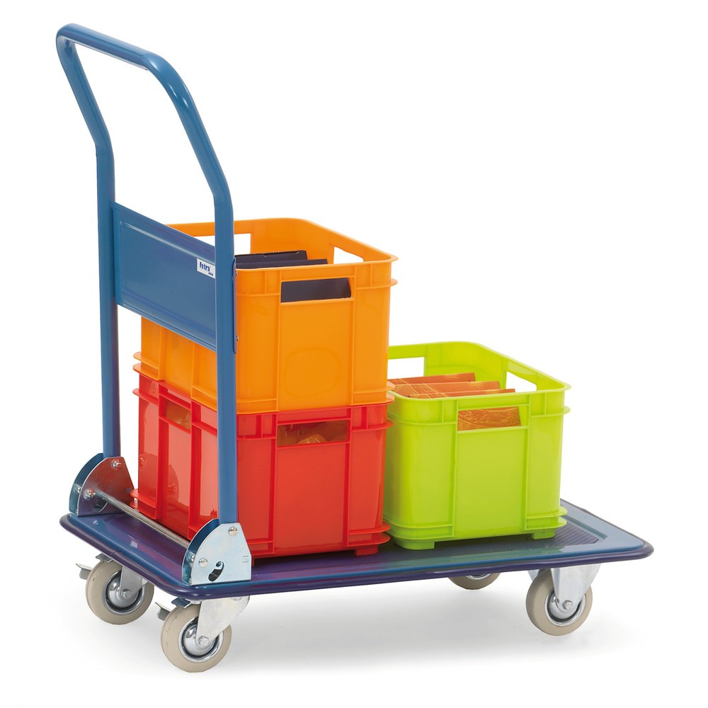 Productafbeelding nr. 2: Plateauwagen fetra® met stalen plateau, 750 x 480 mm, draagvermogen 150 kg