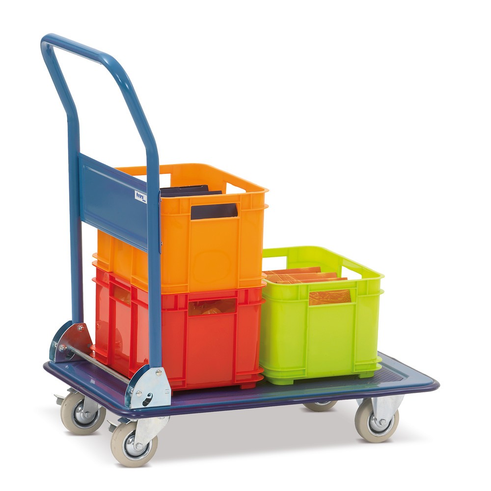 Productafbeelding nr. 3: Plateauwagen fetra® met stalen plateau, 750 x 480 mm, draagvermogen 150 kg