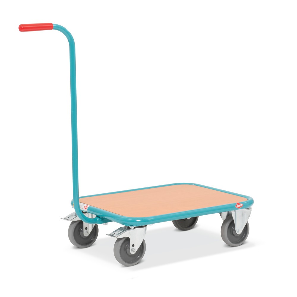 Productafbeelding nr. 3: Plateauwagen met dissel Ameise®, houten platform BxD 500 x 605 mm