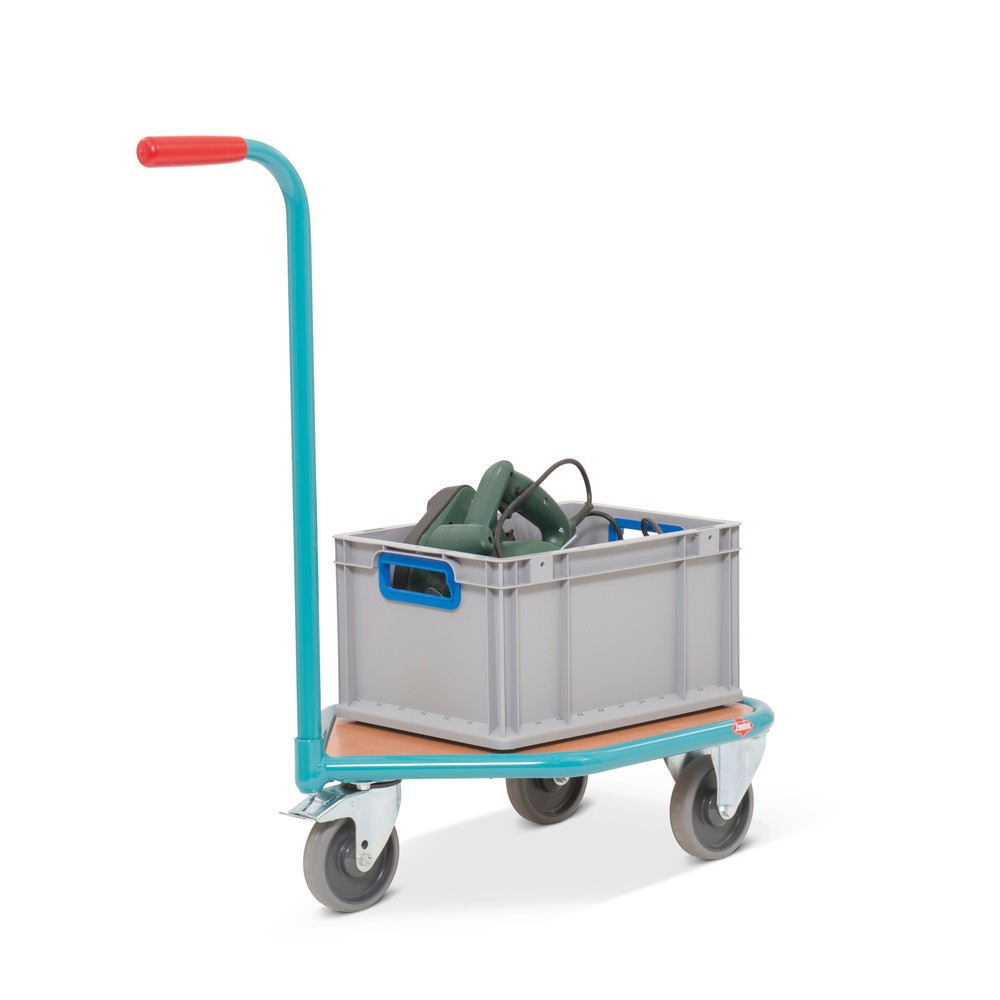Productafbeelding nr. 5: Plateauwagen met dissel Ameise®, houten platform BxD 450 x 450 mm