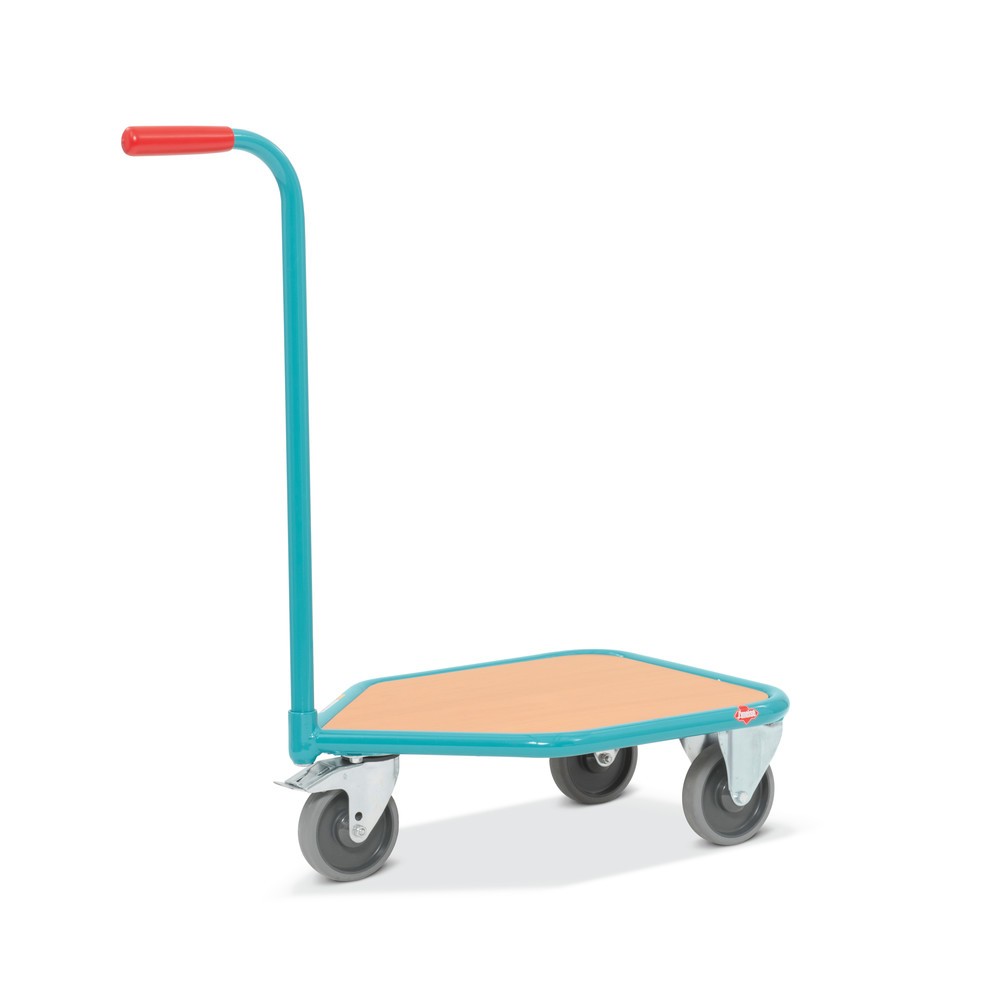 Productafbeelding nr. 3: Plateauwagen met dissel Ameise®, houten platform BxD 450 x 450 mm