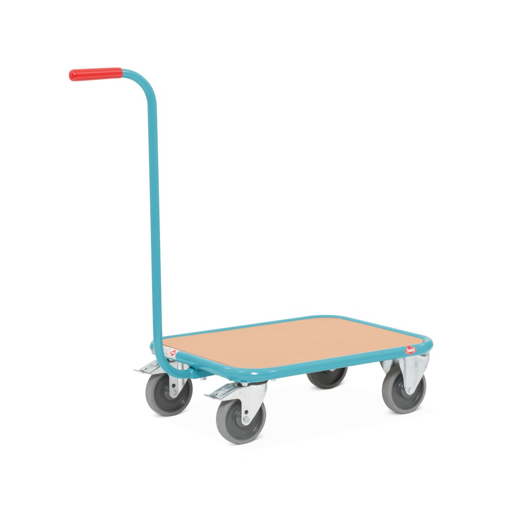 Product afbeelding: Plateauwagen met dissel Ameise®, houten platform BxD 500 x 605 mm