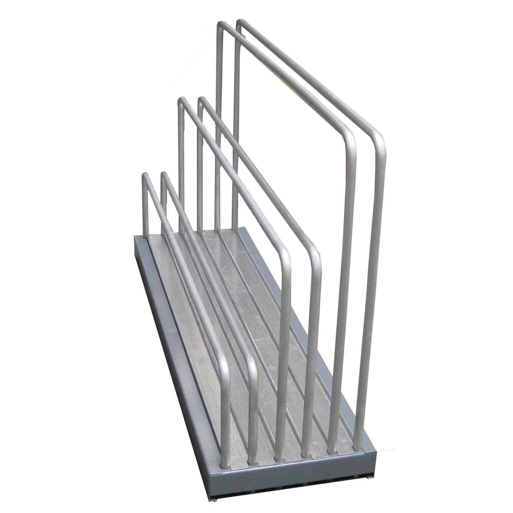 Product afbeelding: Platenrek VLR, hxbxd 1.000 x 475 x 1.600 mm, vakbreedte 70 mm, 5 vakken