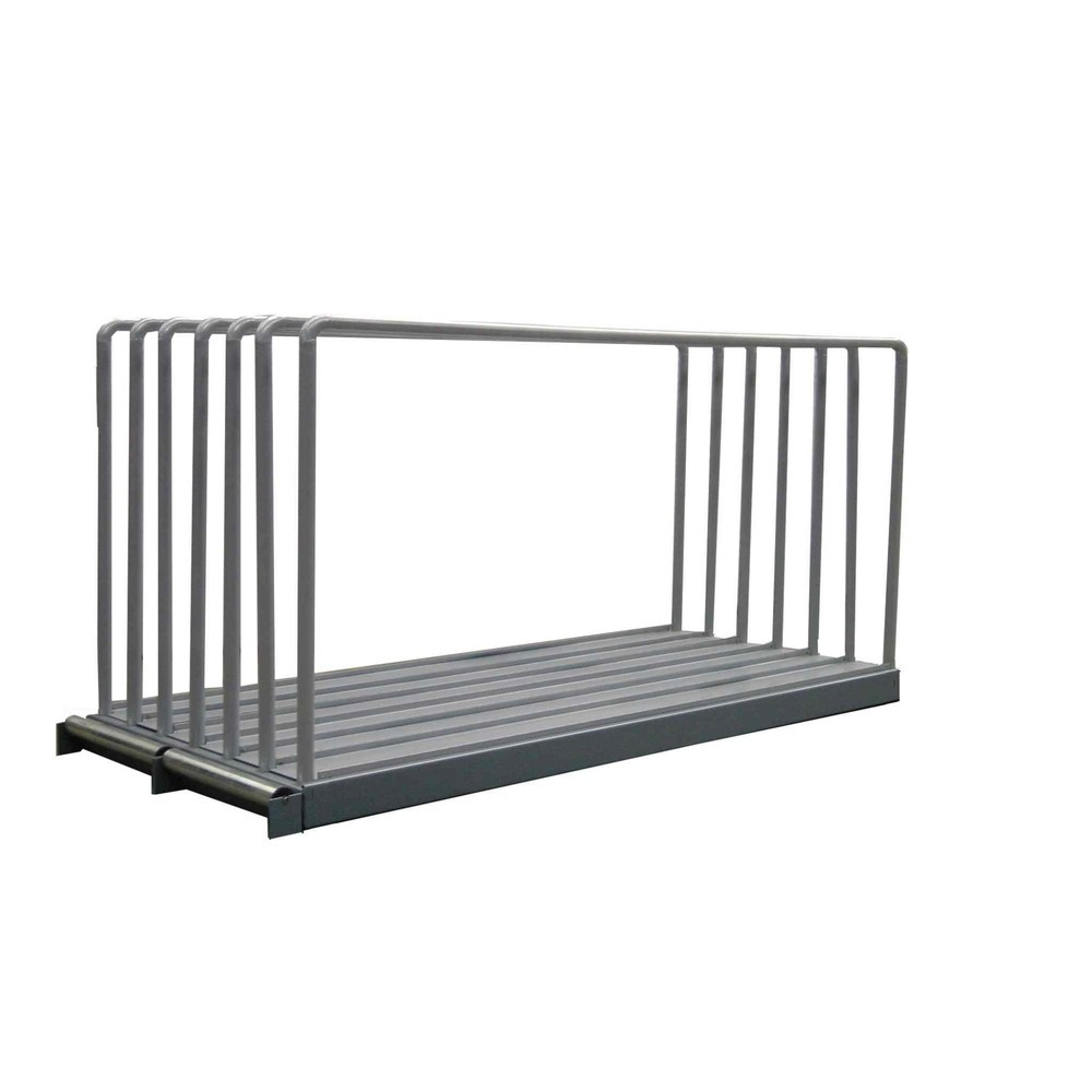 Product afbeelding: Platenrek VLT, hxbxd 1.000 x 425 x 2.100 mm, vakbreedte 50 mm, 4 vakken