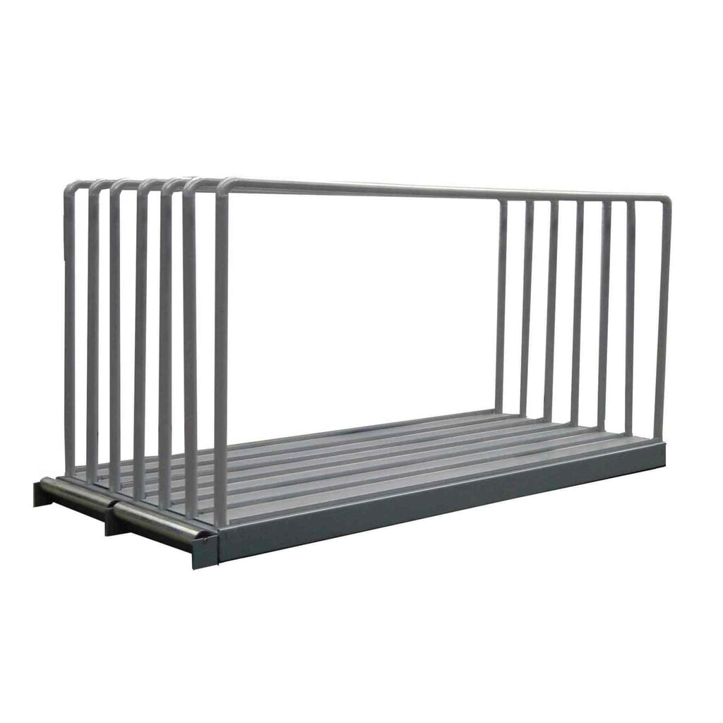 Platenrek VLT, hxbxd 1.000 x 425 x 2.100 mm, vakbreedte 50 mm, 4 vakken Product afbeelding: Platenrek VLT, hxbxd 1.000 x 425 x 2.100 mm, vakbreedte 50 mm, 4 vakken