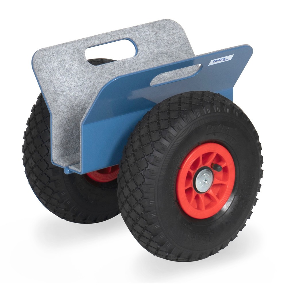 Productafbeelding nr. 1: Platenroller fetra® met klembekken, draagvermogen 250 kg, klembreedte 0-60 mm, volrubber banden