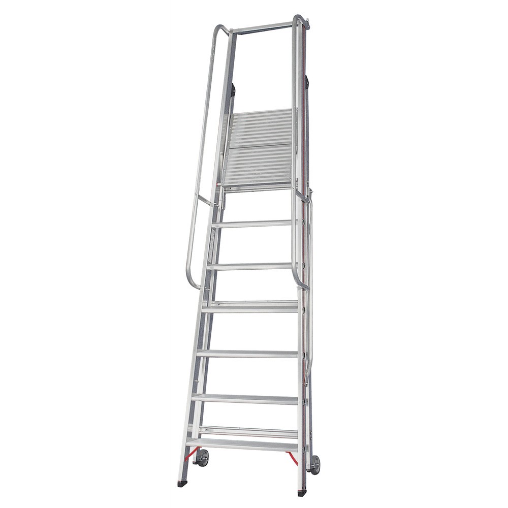 Productafbeelding nr. 2: Platformladder HYMER met kantelwielen, stahoogte 1,40 m