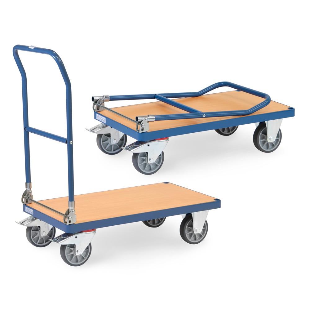 Product afbeelding: Platformwagen fetra®, klapbaar, draagvermogen 500 kg, laadvlak bxd 850 x 500 mm
