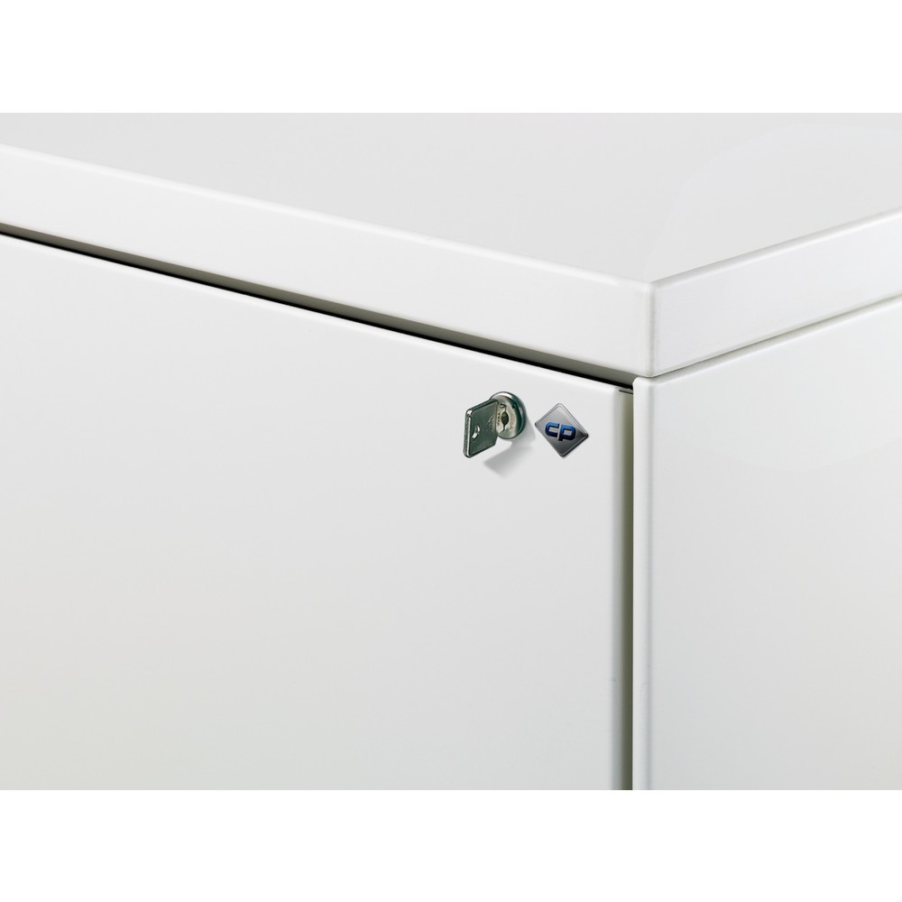 Productafbeelding nr. 2: Zwarelast-schuifdeurenkast C+P, hxbxd 1.000 x 1.600 x 500 mm, lichtgrijs, zwartgrijs