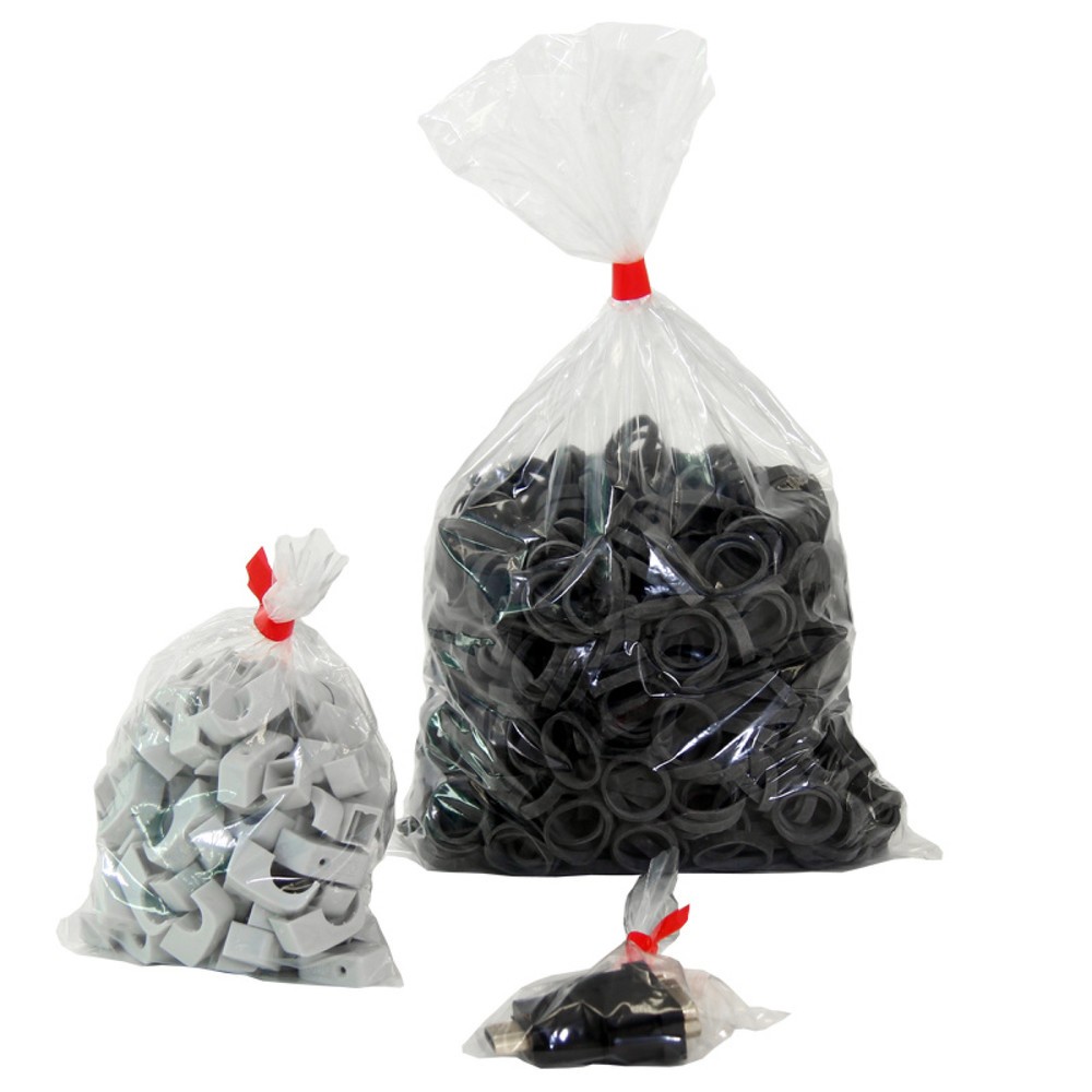 Platte zakjes, PE, transparent