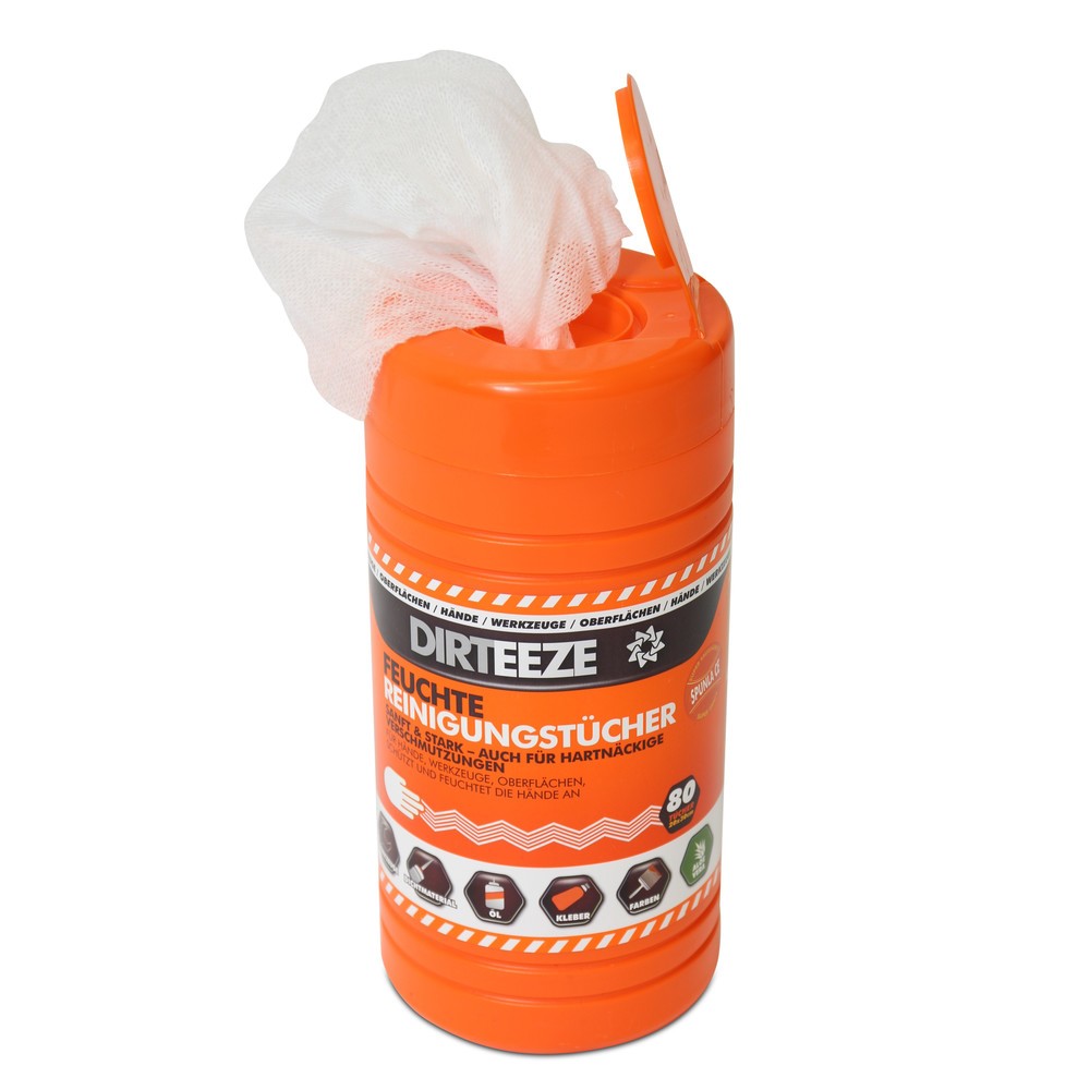 Productafbeelding nr. 2: Poetsdoekjes voor olie, verf, lijm + smeervet, geïmpregneerd, HxB 300 x 200 mm, wit