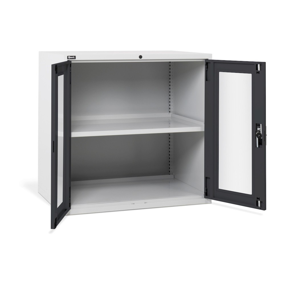 Product afbeelding: Polycarbonaat kast Fami MASTER met draaideuren, hxbxd 1.000 x 1.020 x 726 mm, lichtgrijs, antraciet