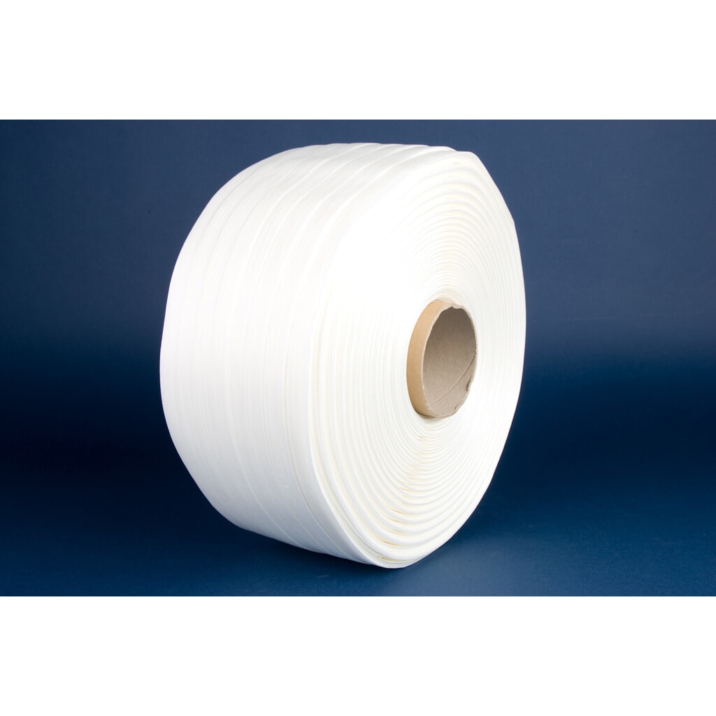 Product afbeelding: Polyester draadstructuurband Hot Melt, verlijmd, bandbreedte 16 mm