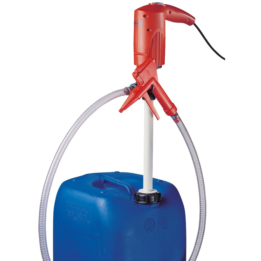 Pompset JUNIOR, voor jerrycans en vaten Product afbeelding: Pompset JUNIOR, voor jerrycans en vaten