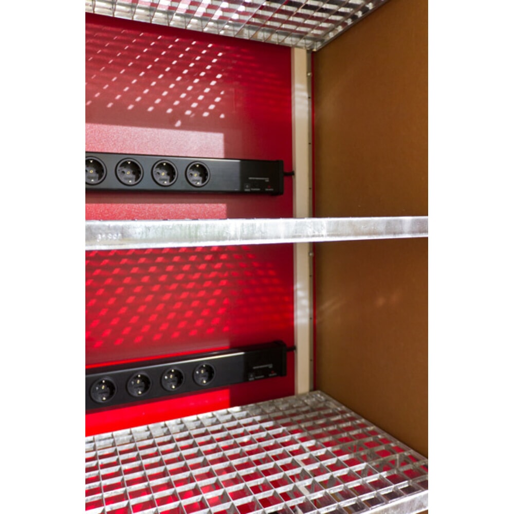 Productafbeelding nr. 2: PRIORIT Akku-Sicherheitsschrank für Lithium-Ionen Batterien PRIOCAB-Li EI90, 4 Lagerebenen, Belüftungssystem, Brandunterdrückungssystem