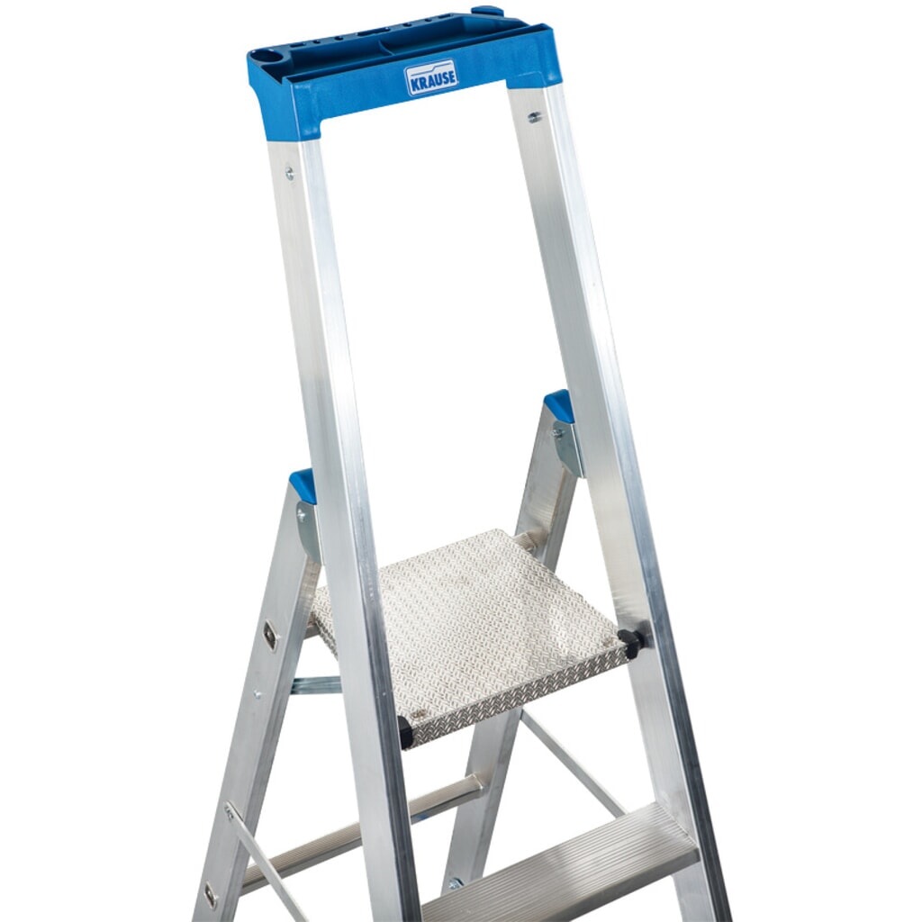 Productafbeelding nr. 3: Professionele dubbele trap KRAUSE®, 1-zijdig begaanbaar, met wielen, standhoogte 0,95 m